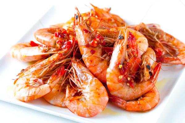 What is dried big shrimp used for?