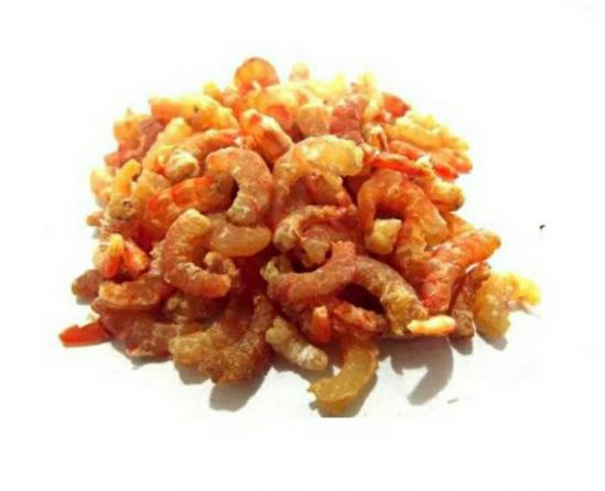 Distributing dried shrimp in bulk