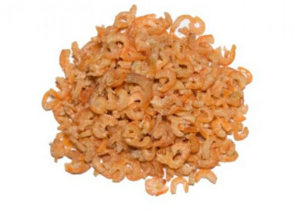 What is dried shrimp used for?