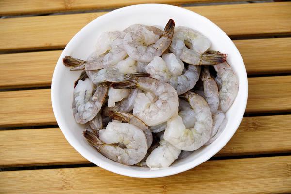 Raw shrimp prices in 2021