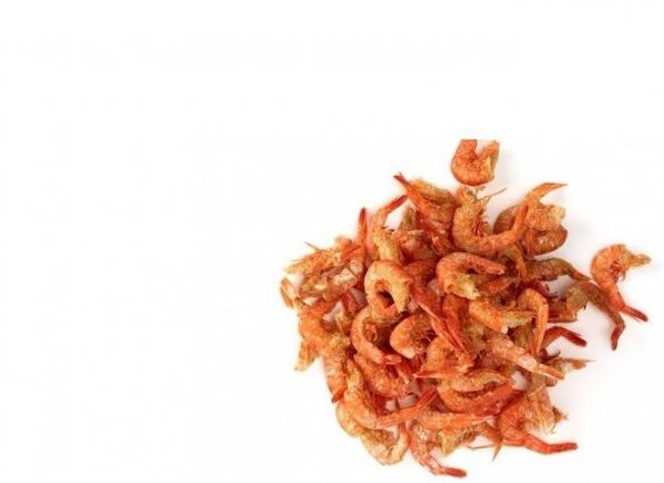 How many carbs does dried shrimp have?