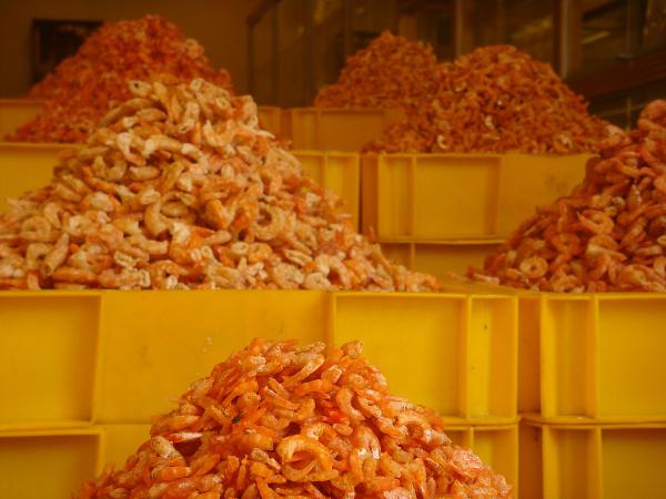 Selling dried shrimp in bulk