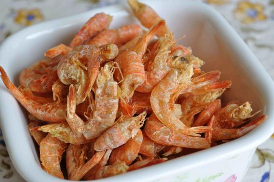 Dried Shrimps with Least Preservatives Presented in Bulk